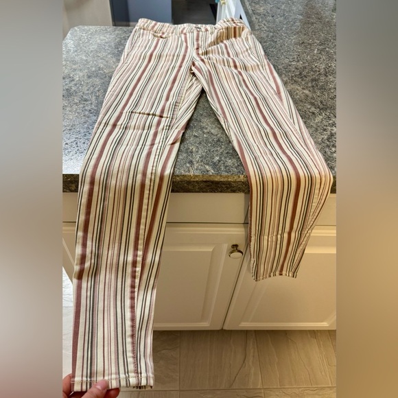 American Eagle Outfitters Striped Jeans - Brown and Cream - Picture 2 of 6